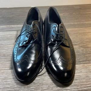 Mario bruni hand made loafers mens 8 (f109)